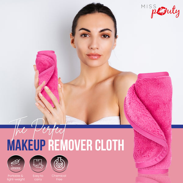 Miss Pouty Makeup Removal Cloth - Water Only - No Chemicals Needed!